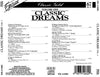 Classic Dreams Volume One (The World's Most Beautiful Music) by Various - CD Back Cover
