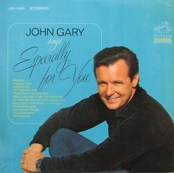 Sings Especially For You by John Gary - CD Album Cover