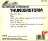 Magic Moods-The Ultimate In Relaxation: Thunderstorm by No Artist - CD Back Cover