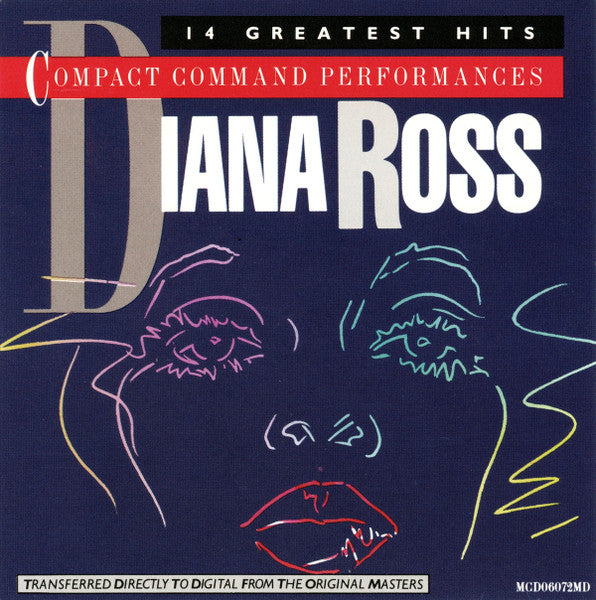 14 Greatest Hits by Diana Ross - CD Album Cover