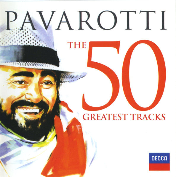 The 50 Greatest Tracks by Luciano Pavarotti - CD Album Cover