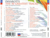 The 50 Greatest Tracks by Luciano Pavarotti - CD Back Cover