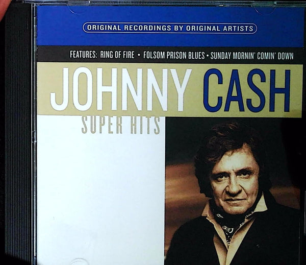 SUPER HITS by JOHNNY CASH - CD Album Cover