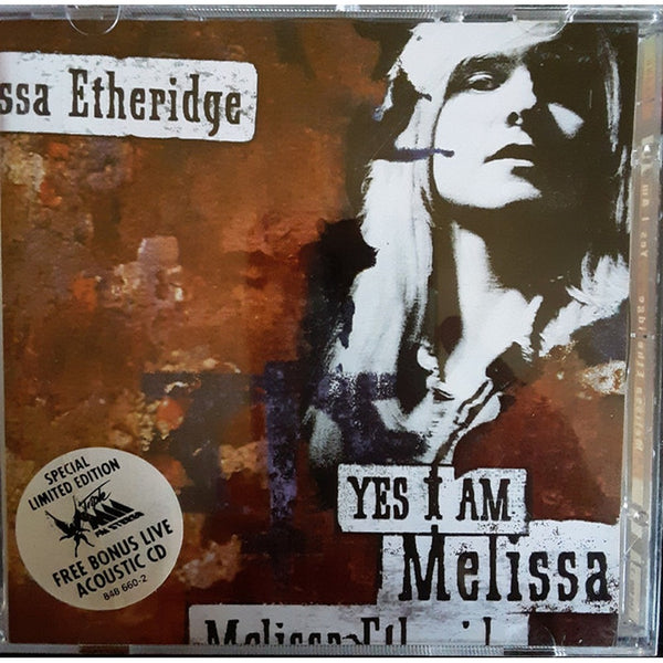 Yes I Am by Melissa Etheridge - CD Album Cover