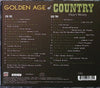 Various - GOLDEN AGE of COUNTRY CD back cover with track list