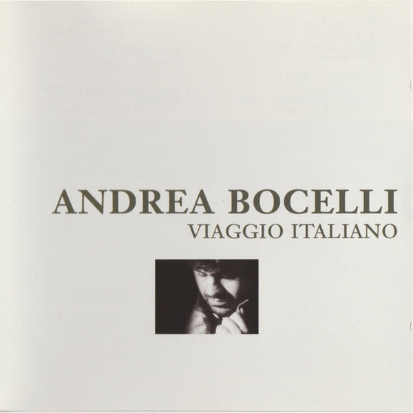 Viaggio Italiano by Andrea Bocelli - CD Album Cover
