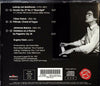 Beethoven; Moonlight Sonata, Franck; Prélude, Choral et Fugue, Brahms; Paganini Variations by Evgeny Kissin - CD Back Cover