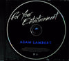 For Your Entertainment by ADAM LAMBERT - CD Image
