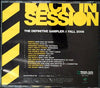 Back In Session The Definitive Sampler // Fall 2006 by Various - CD Back Cover