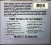 The Song of Robbins by Marty Robbins - CD Back Cover