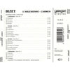 L'Arlesienne (Suiten 1 & 2) / Carmen (Suiten 1 & 2) by Georges Bizet, The Budapest Philharmonic Orchestra, Janos Sandor - CD Image