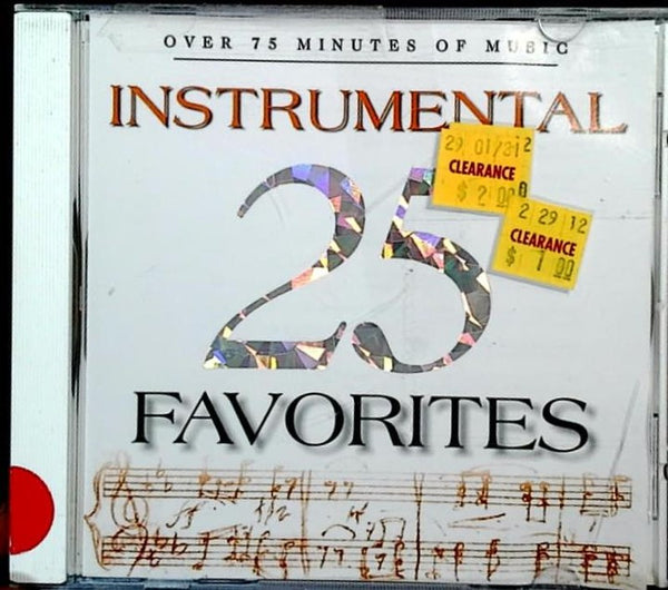 Top 25 Instrumental Christmas by Various - CD Album Cover