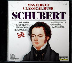 Masters Of Classical Music Vol.9 Schubert by Franz Schubert (CD)