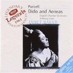 Dido And Aeneas by Henry Purcell, English Chamber Orchestra, Anthony Lewis (2), Janet Baker (CD)