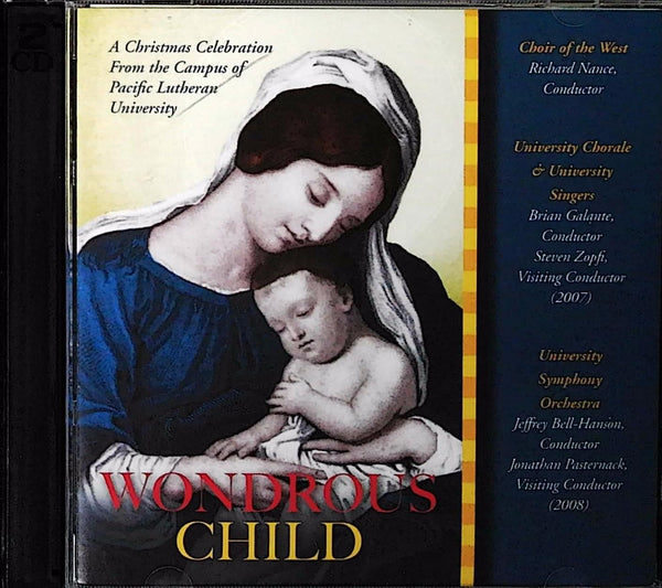 Wondrous Child by Choir of the West - CD Album Cover