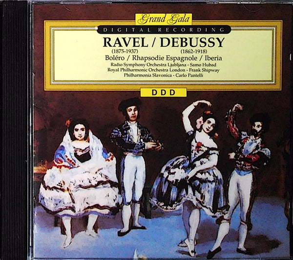 Boléro / Rhapsodie Espagnole / Iberia by Ravel / Debussy - CD Album Cover