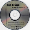 You Raise Me Up by Josh Groban - CD Back Cover