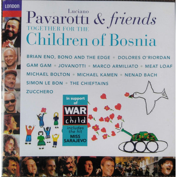 Together For The Children Of Bosnia by Luciano Pavarotti, Guests - CD Album Cover