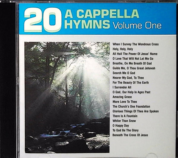 20 A Cappella Hymns Volume One by Various Artists - CD Album Cover