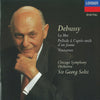 La Mer / Prélude À L'Après-Midi D'un Faune / Nocturnes by Claude Debussy, Chicago Symphony Orchestra, Georg Solti - CD Album Cover