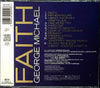 George Michael - Faith CD back cover with track list