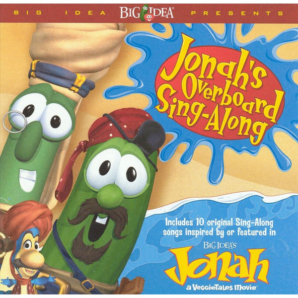 Jonah's Overboard Sing-Along by Veggietales - CD Album Cover