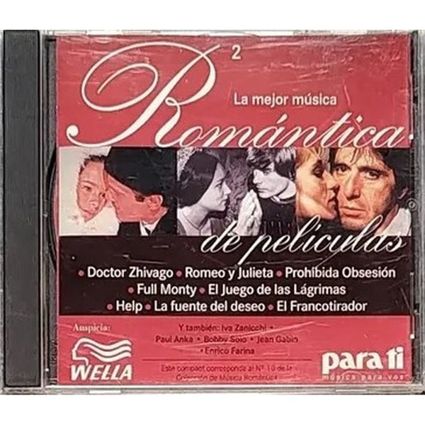 La Mejor Música Romántica De Películas 2 by Various - CD Album Cover