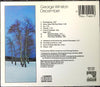 December by George Winston - CD Back Cover