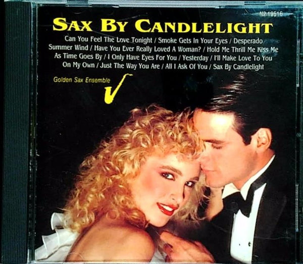 The Best Of Sax By Candlelight by Greg Vail - CD Album Cover