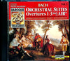 Orchestral Suites Overtures 1-3 incl. AIR by Bach - CD Album Cover