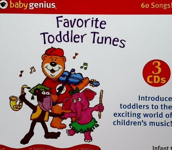Favorite Toddler Tunes by Baby Genius (3) - CD Album Cover