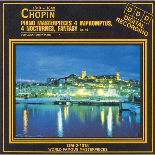 4 Impromptus • 4 Nocturnes • Fantasy by Frédéric Chopin, Dubravka Tomsic - CD Album Cover