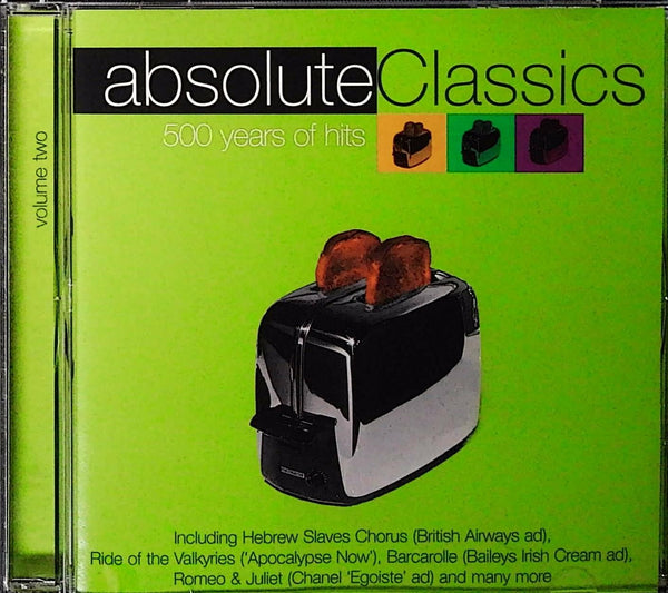 500 years of hits by absoluteClassics - CD Album Cover
