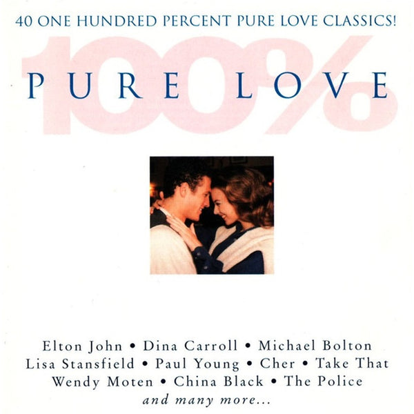 100% Pure Love by Various - CD Album Cover
