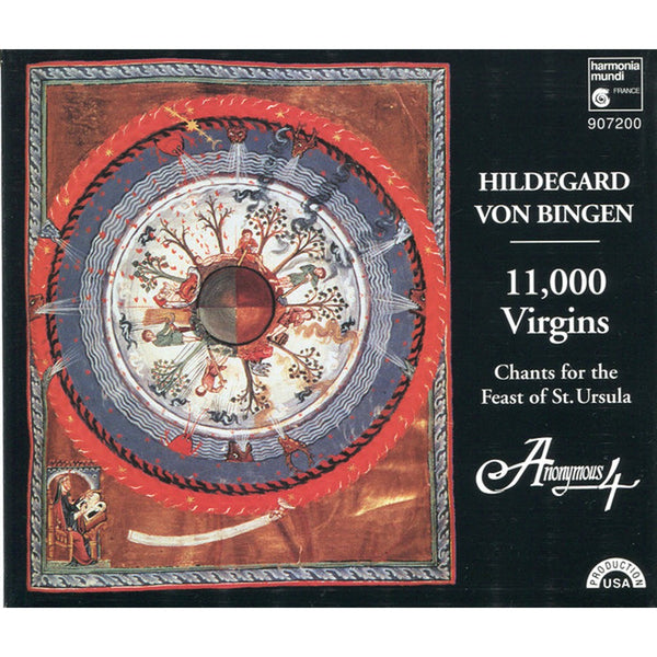 11,000 Virgins (Chants For The Feast Of St. Ursula) by Hildegard Von Bingen, Anonymous 4 - CD Album Cover