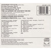 Six Flute Concertos, Op. 10 by Antonio Vivaldi, Stephen Preston, The Academy Of Ancient Music, Christopher Hogwood - CD Back Cover