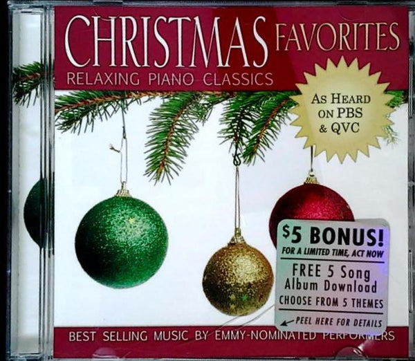 Christmas Favorites (Relaxing Piano Classics) by The O'Neill Brothers - CD Album Cover