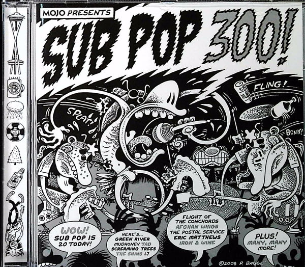 Sub Pop 300! by Various Artists - CD Album Cover