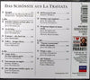 Das Schönste aus La Traviata by Luciano Pavarotti - CD Back Cover
