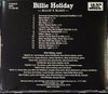 billie's blues by billie holiday - CD Back Cover