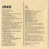 Your Hit Parade 1949 by Various - CD Back Cover