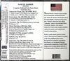 Solo Piano Music by Samuel Barber - CD Back Cover