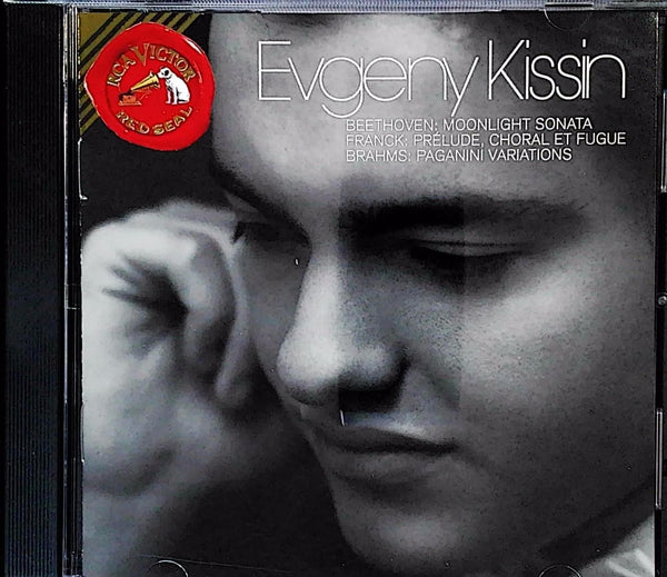 Beethoven; Moonlight Sonata, Franck; Prélude, Choral et Fugue, Brahms; Paganini Variations by Evgeny Kissin - CD Album Cover