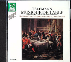 Musique de Table by Telemann (CD)
