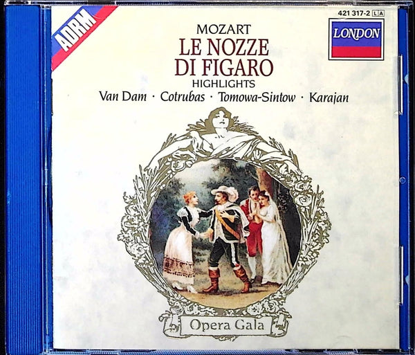 Mozart - Le Nozze di Figaro Highlights CD front cover