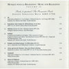 Music For Relaxation = Musique Pour La Relaxation by Various - CD Back Cover