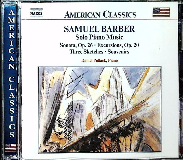 Solo Piano Music by Samuel Barber - CD Album Cover