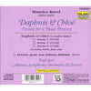 Daphnis And Chloé / Pavane For A Dead Princess by Maurice Ravel, Yoel Levi, Atlanta Symphony Orchestra, Atlanta Symphony Chorus - CD Image