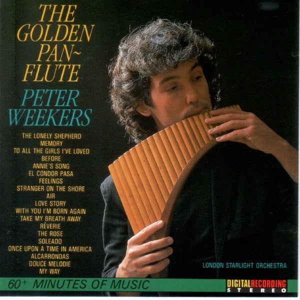 The Golden Pan-Flute by Peter Weekers, London Starlight Orchestra - CD Album Cover