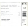 The World Of The Symphony Vol. 8 (Mahler) by Gustav Mahler, Prager Festivalorchester, Pavel Urbanek - CD Back Cover